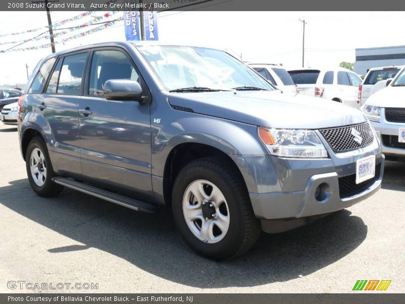 Azure Grey Metallic / Black 2008 Suzuki Grand Vitara