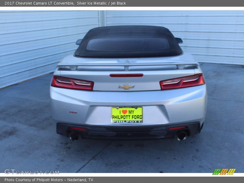 Silver Ice Metallic / Jet Black 2017 Chevrolet Camaro LT Convertible
