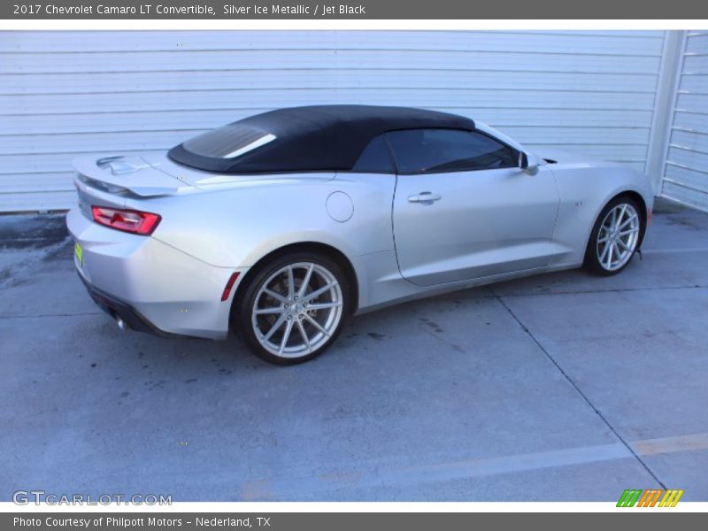 Silver Ice Metallic / Jet Black 2017 Chevrolet Camaro LT Convertible