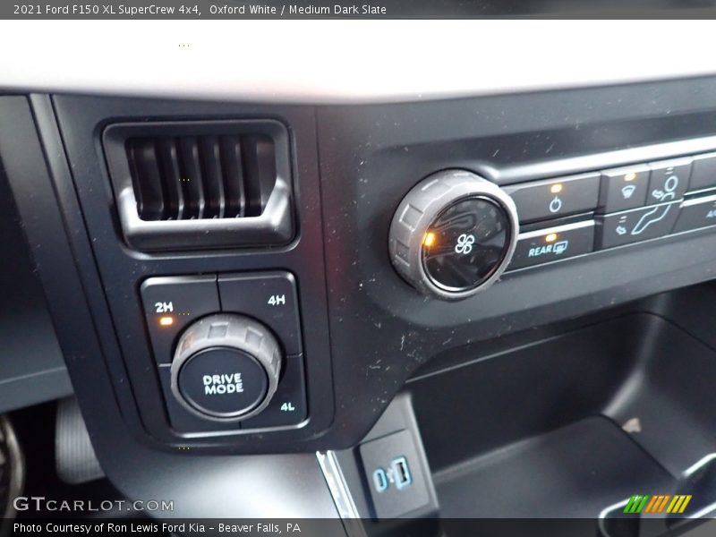Oxford White / Medium Dark Slate 2021 Ford F150 XL SuperCrew 4x4