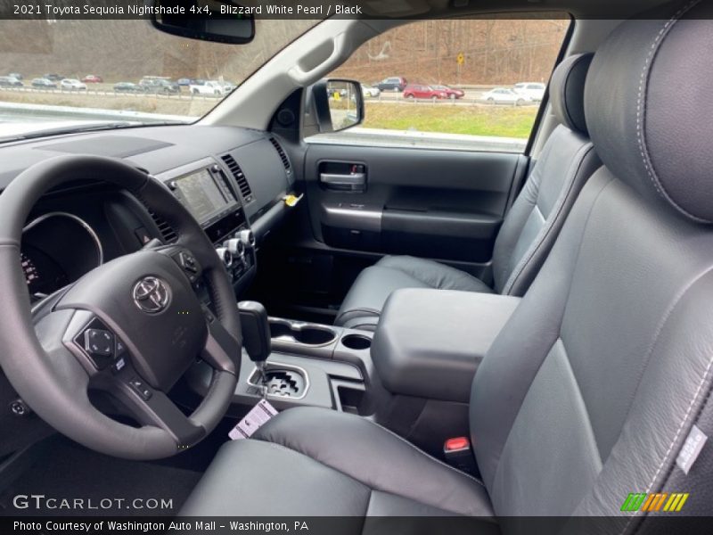 Blizzard White Pearl / Black 2021 Toyota Sequoia Nightshade 4x4
