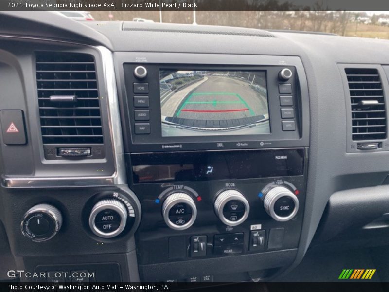 Blizzard White Pearl / Black 2021 Toyota Sequoia Nightshade 4x4