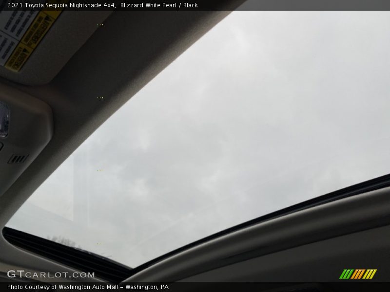 Blizzard White Pearl / Black 2021 Toyota Sequoia Nightshade 4x4