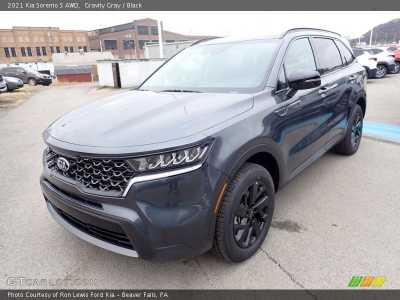 Gravity Gray / Black 2021 Kia Sorento S AWD