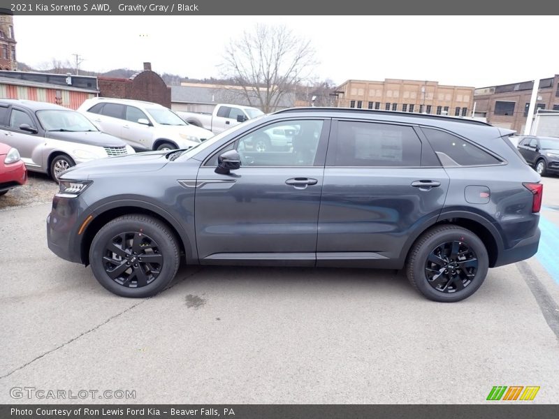 Gravity Gray / Black 2021 Kia Sorento S AWD