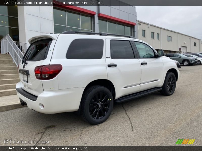 Blizzard White Pearl / Black 2021 Toyota Sequoia Nightshade 4x4