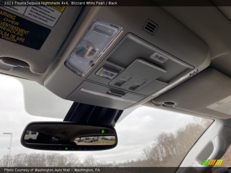 Blizzard White Pearl / Black 2021 Toyota Sequoia Nightshade 4x4
