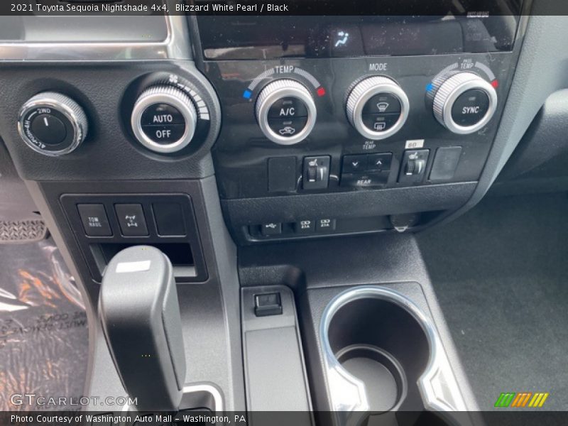 Controls of 2021 Sequoia Nightshade 4x4