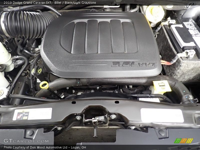 Billet / Black/Light Graystone 2019 Dodge Grand Caravan SXT