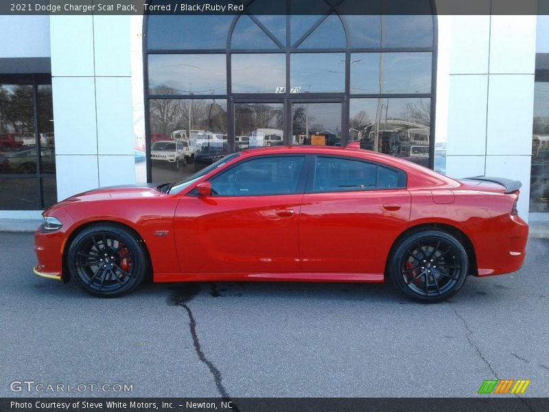 Torred / Black/Ruby Red 2021 Dodge Charger Scat Pack