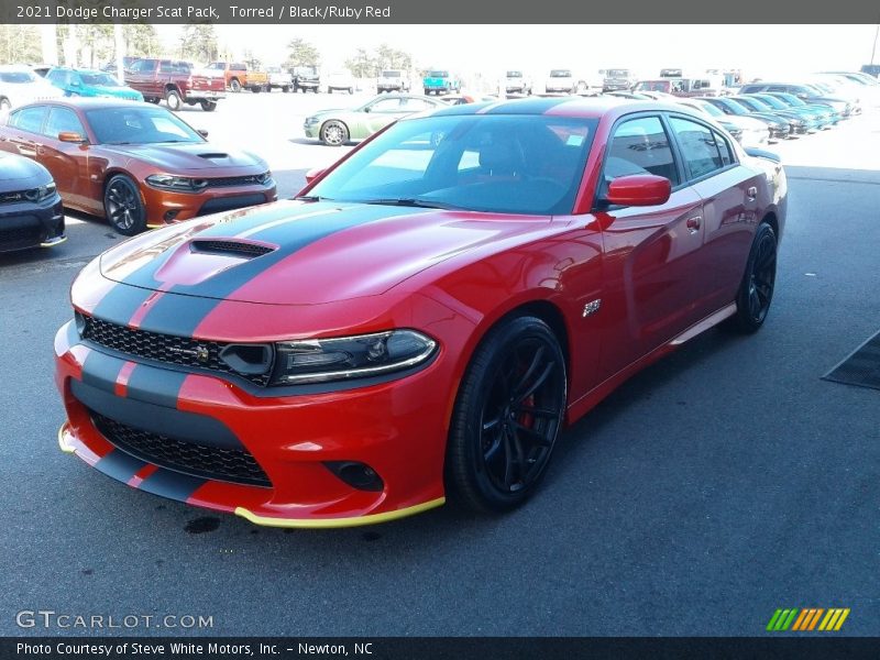 Torred / Black/Ruby Red 2021 Dodge Charger Scat Pack