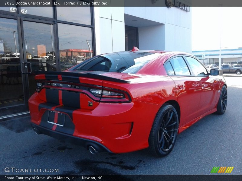 Torred / Black/Ruby Red 2021 Dodge Charger Scat Pack