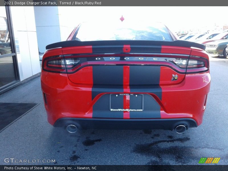 Torred / Black/Ruby Red 2021 Dodge Charger Scat Pack