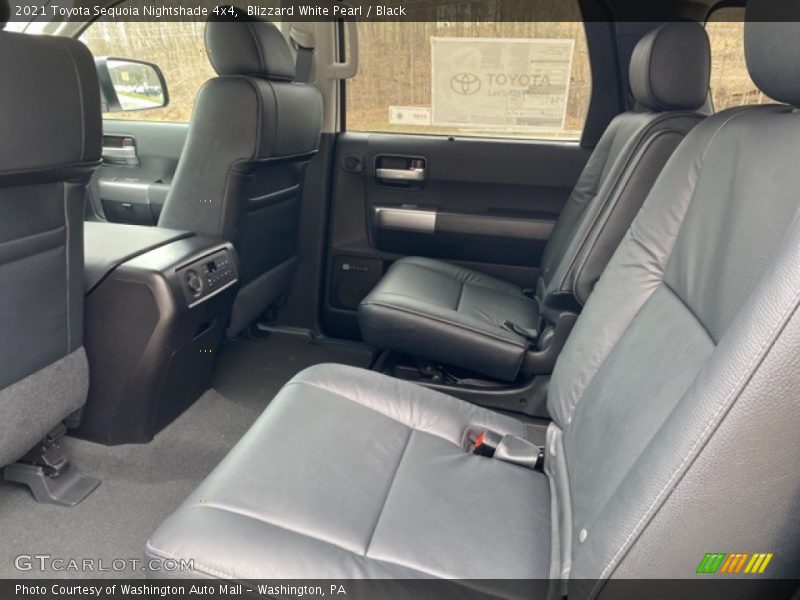 Rear Seat of 2021 Sequoia Nightshade 4x4