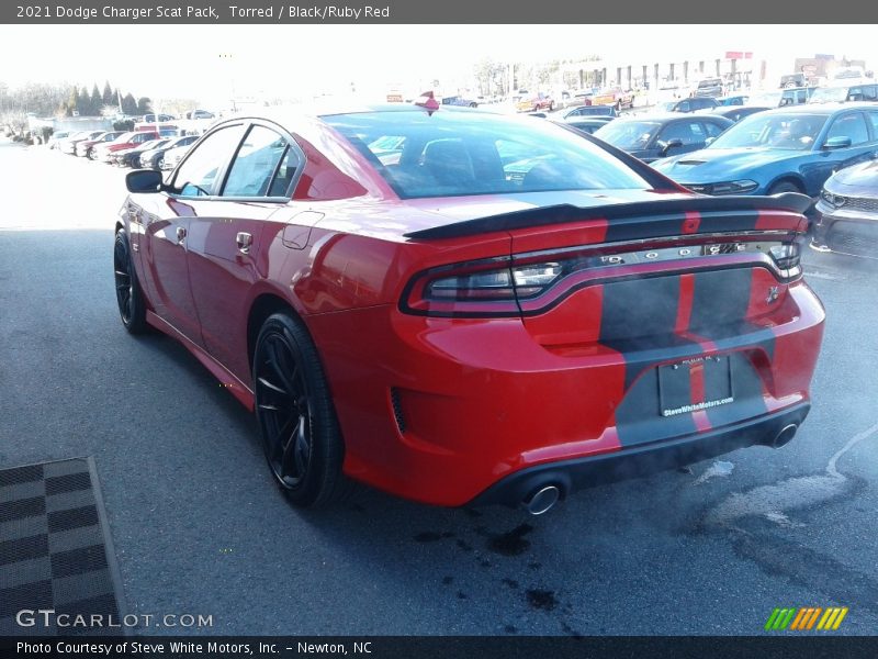 Torred / Black/Ruby Red 2021 Dodge Charger Scat Pack
