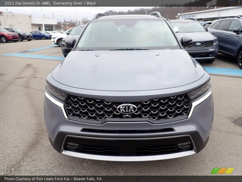 Everlasting Silver / Black 2021 Kia Sorento SX AWD