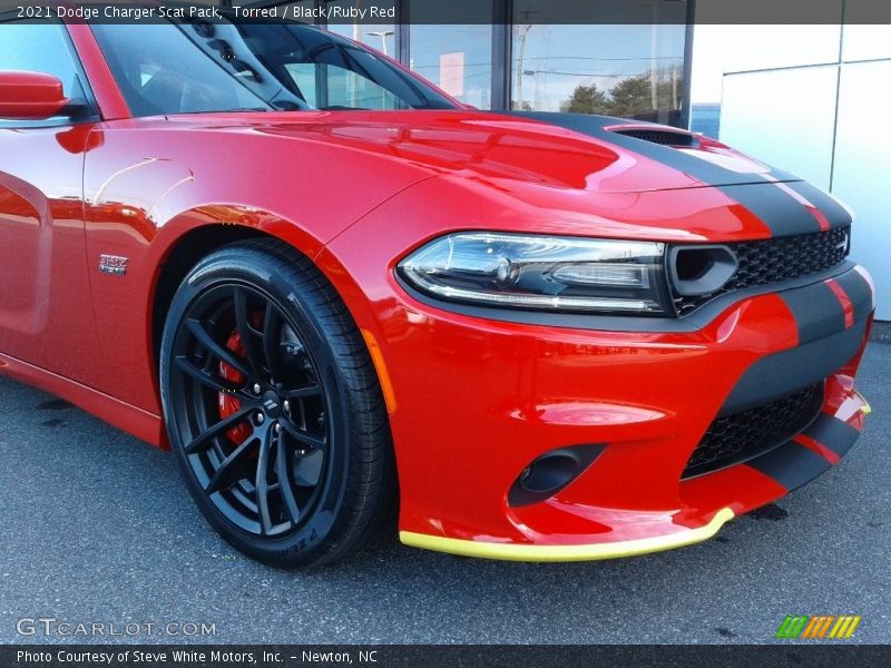 Torred / Black/Ruby Red 2021 Dodge Charger Scat Pack