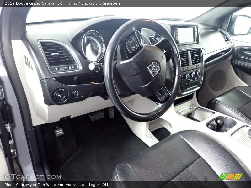 Billet / Black/Light Graystone 2019 Dodge Grand Caravan SXT