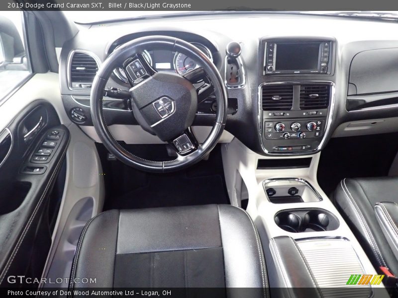 Billet / Black/Light Graystone 2019 Dodge Grand Caravan SXT