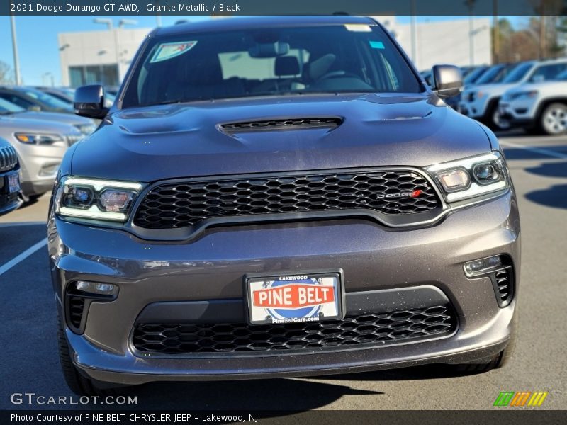 Granite Metallic / Black 2021 Dodge Durango GT AWD