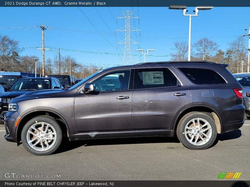 Granite Metallic / Black 2021 Dodge Durango GT AWD