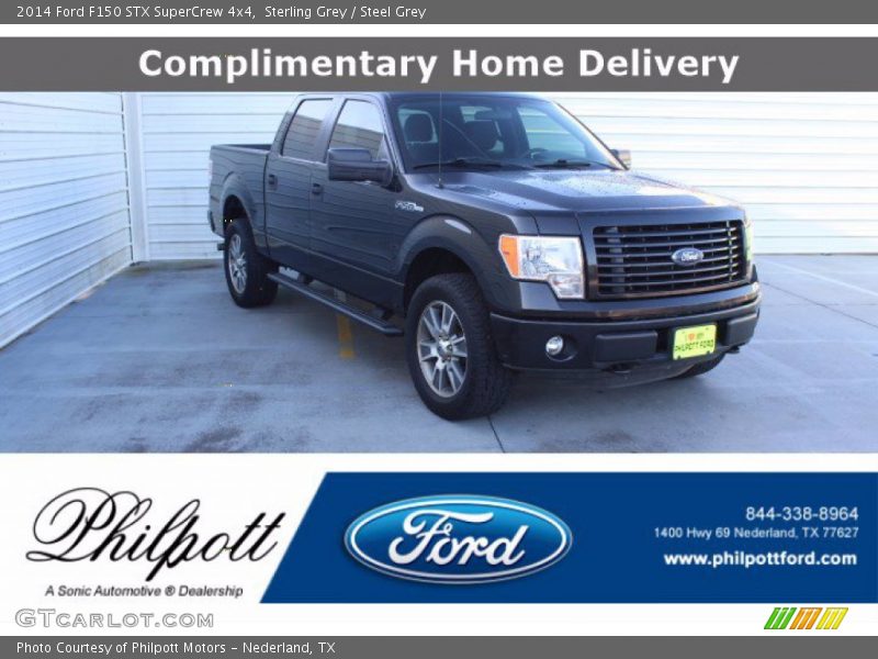 Sterling Grey / Steel Grey 2014 Ford F150 STX SuperCrew 4x4