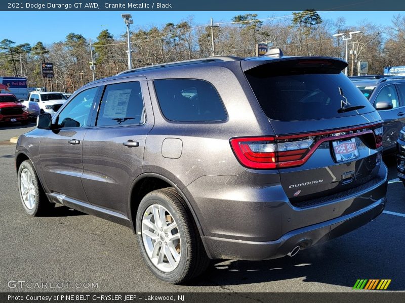 Granite Metallic / Black 2021 Dodge Durango GT AWD