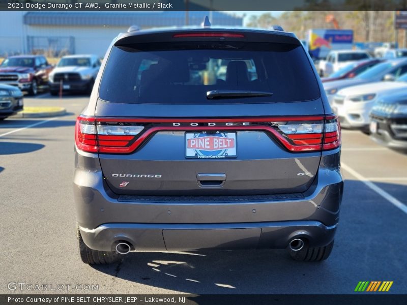 Granite Metallic / Black 2021 Dodge Durango GT AWD