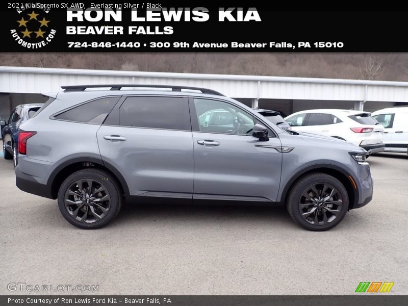 Everlasting Silver / Black 2021 Kia Sorento SX AWD