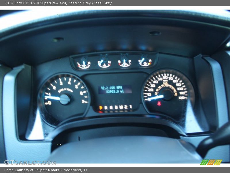 Sterling Grey / Steel Grey 2014 Ford F150 STX SuperCrew 4x4
