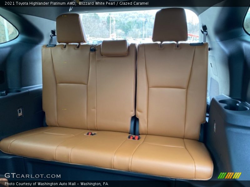 Rear Seat of 2021 Highlander Platinum AWD