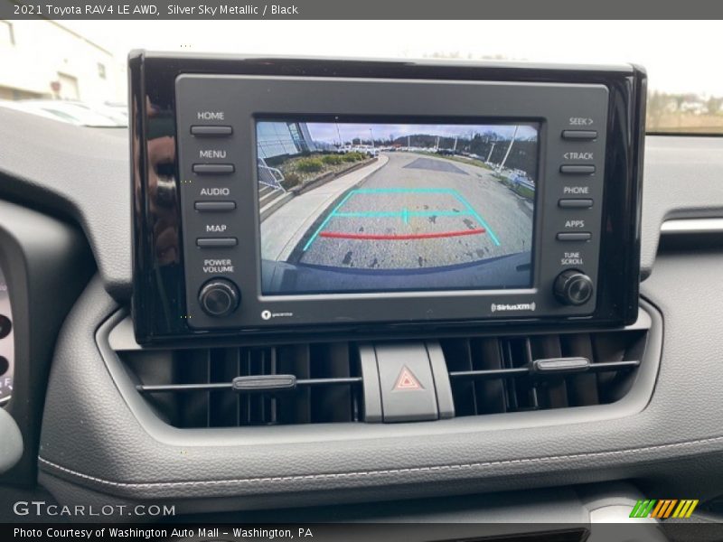 Controls of 2021 RAV4 LE AWD