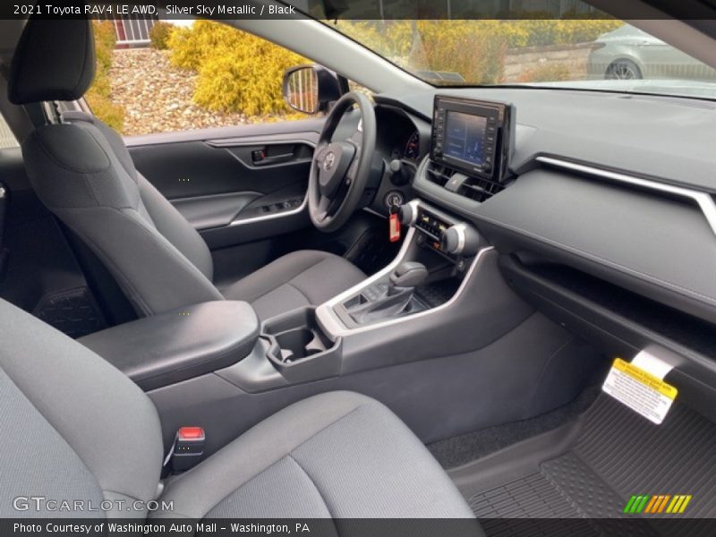 Silver Sky Metallic / Black 2021 Toyota RAV4 LE AWD