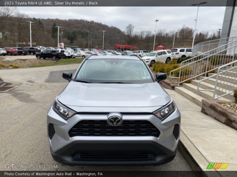 Silver Sky Metallic / Black 2021 Toyota RAV4 LE AWD