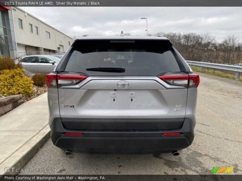 Silver Sky Metallic / Black 2021 Toyota RAV4 LE AWD