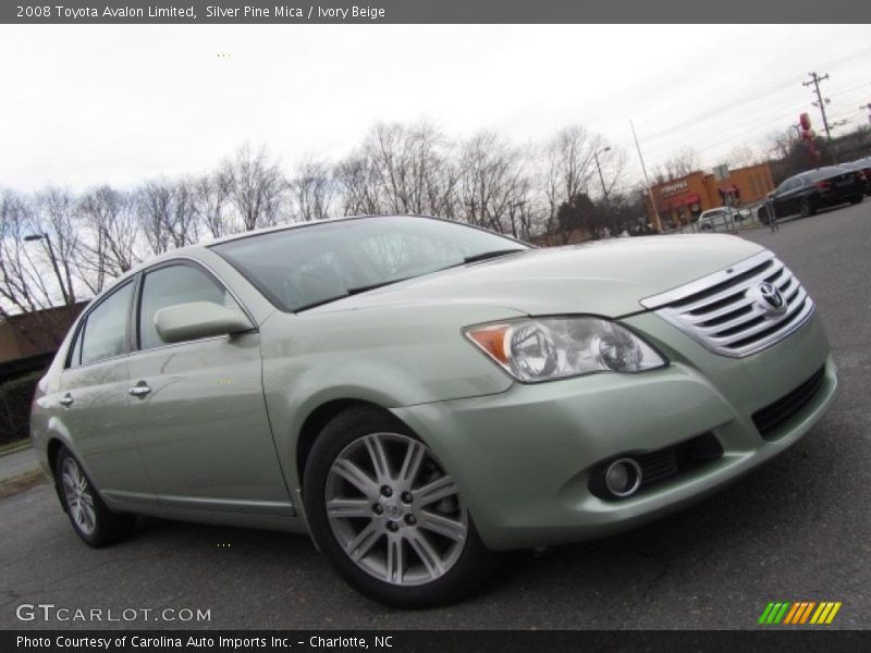 Silver Pine Mica / Ivory Beige 2008 Toyota Avalon Limited