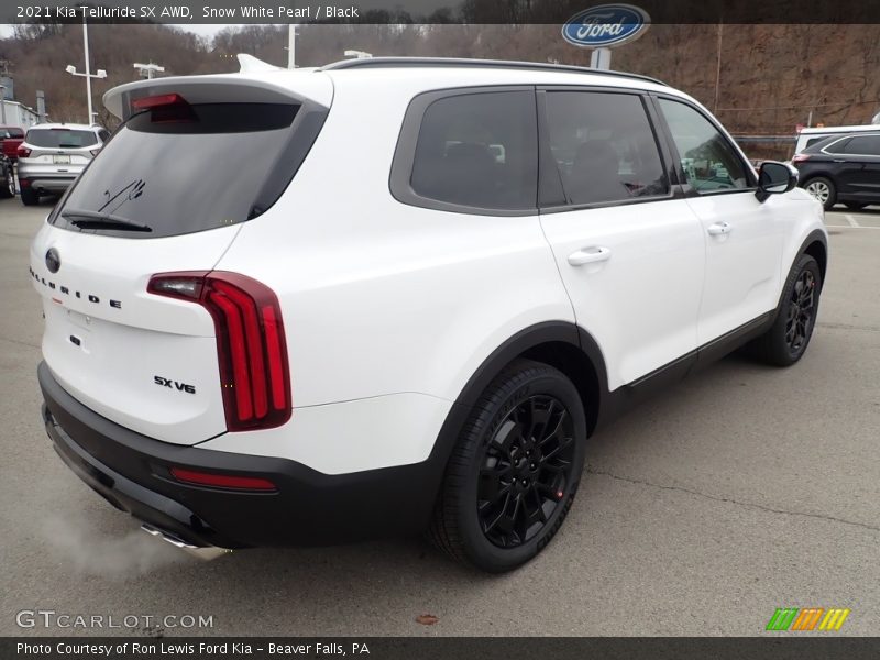 Snow White Pearl / Black 2021 Kia Telluride SX AWD