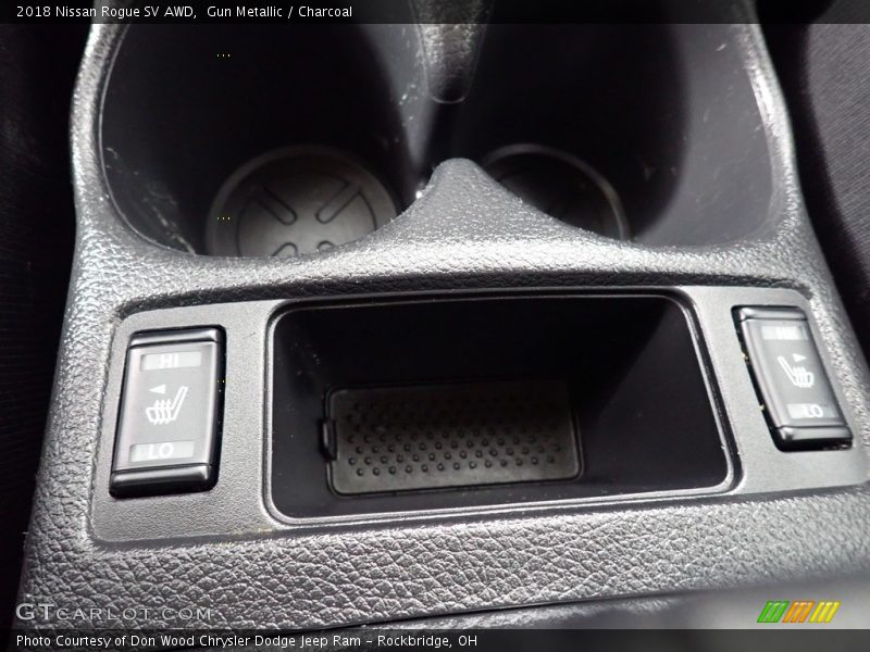 Gun Metallic / Charcoal 2018 Nissan Rogue SV AWD
