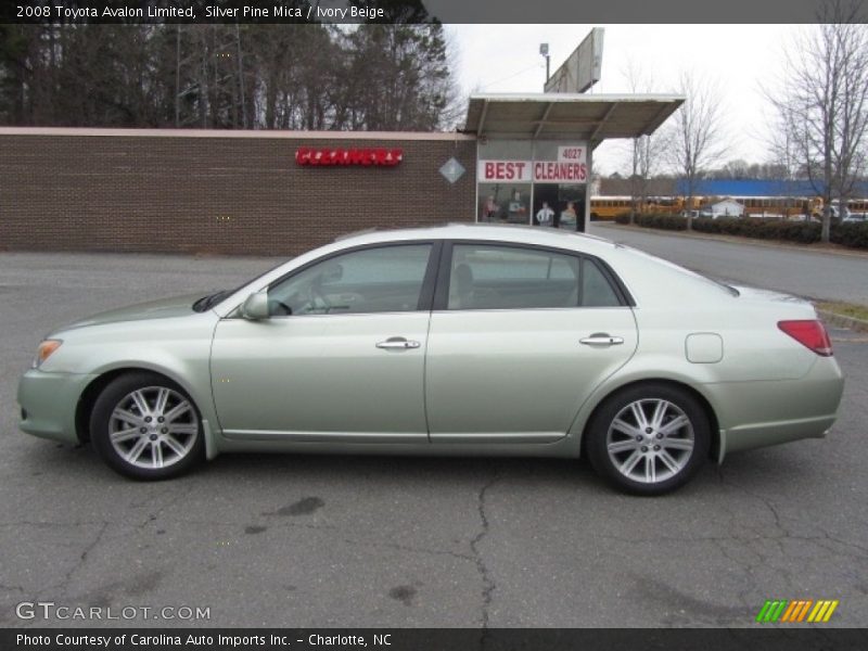 Silver Pine Mica / Ivory Beige 2008 Toyota Avalon Limited