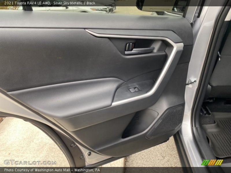 Silver Sky Metallic / Black 2021 Toyota RAV4 LE AWD