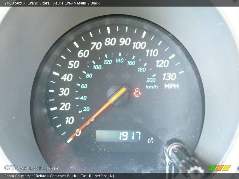 Azure Grey Metallic / Black 2008 Suzuki Grand Vitara