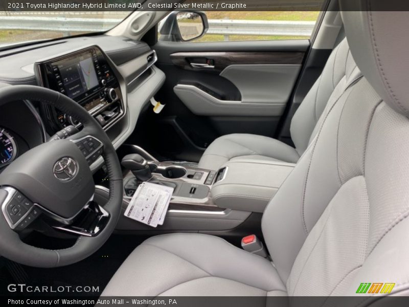 Celestial Silver Metallic / Graphite 2021 Toyota Highlander Hybrid Limited AWD