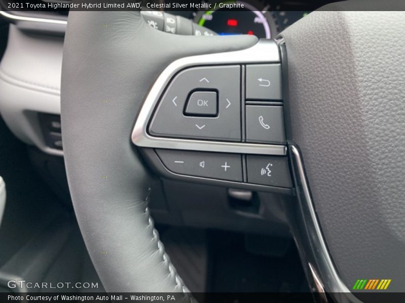 Celestial Silver Metallic / Graphite 2021 Toyota Highlander Hybrid Limited AWD