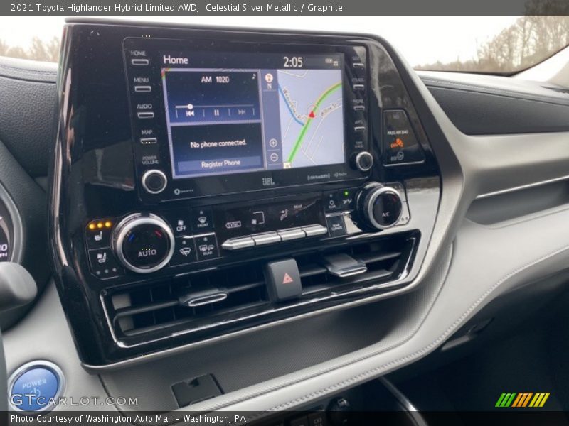 Celestial Silver Metallic / Graphite 2021 Toyota Highlander Hybrid Limited AWD