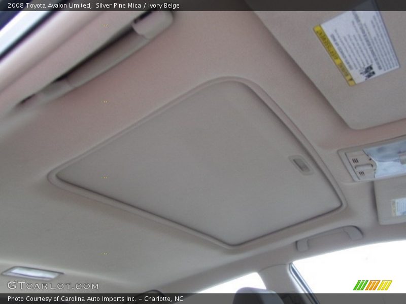 Silver Pine Mica / Ivory Beige 2008 Toyota Avalon Limited