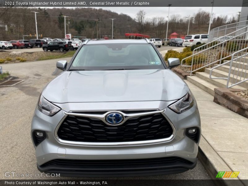 Celestial Silver Metallic / Graphite 2021 Toyota Highlander Hybrid Limited AWD