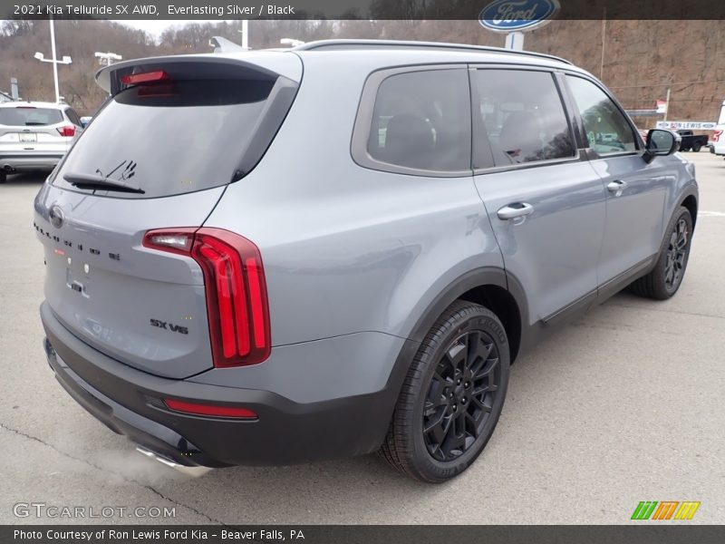 Everlasting Silver / Black 2021 Kia Telluride SX AWD