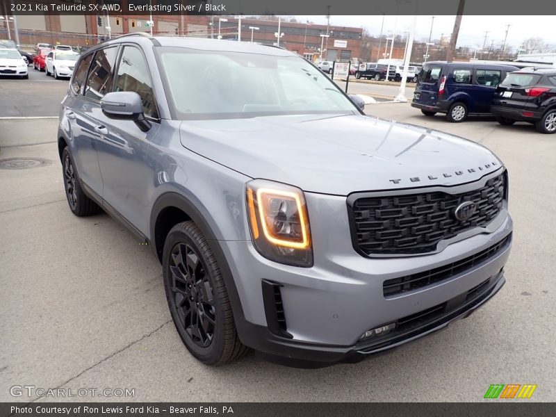Everlasting Silver / Black 2021 Kia Telluride SX AWD