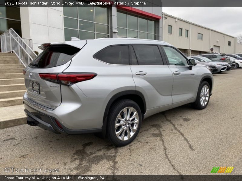 Celestial Silver Metallic / Graphite 2021 Toyota Highlander Hybrid Limited AWD