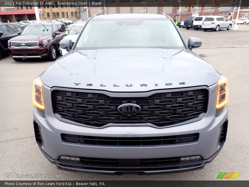 Everlasting Silver / Black 2021 Kia Telluride SX AWD